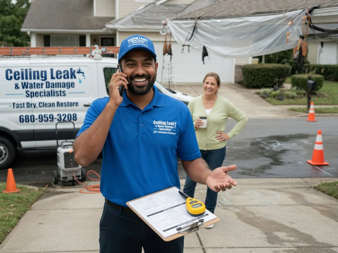 Ceiling Leak Cleanup Elmwood, IL FAQs